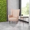 Flash Furniture Light Brown Faux Leather Wingback Accent Chair QY-B235-LTBR-GG - alternate 5